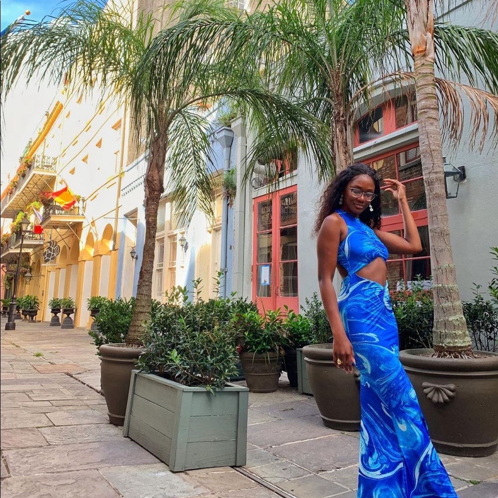 Tiger mist, maxi dress